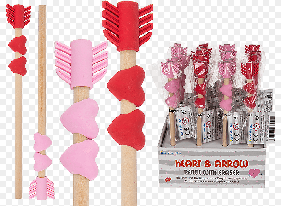 Pencil With Eraser Rose, Candy, Food, Sweets, Baby Png Image