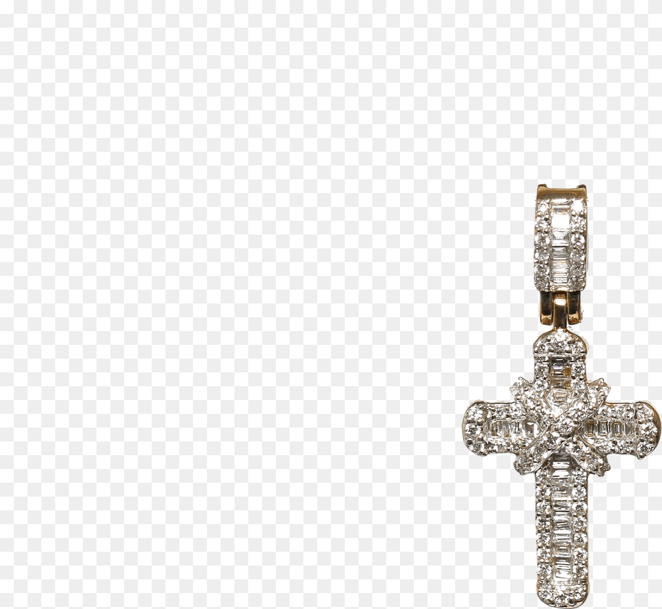 Pendant, Cross, Symbol, Accessories, Diamond Free Png