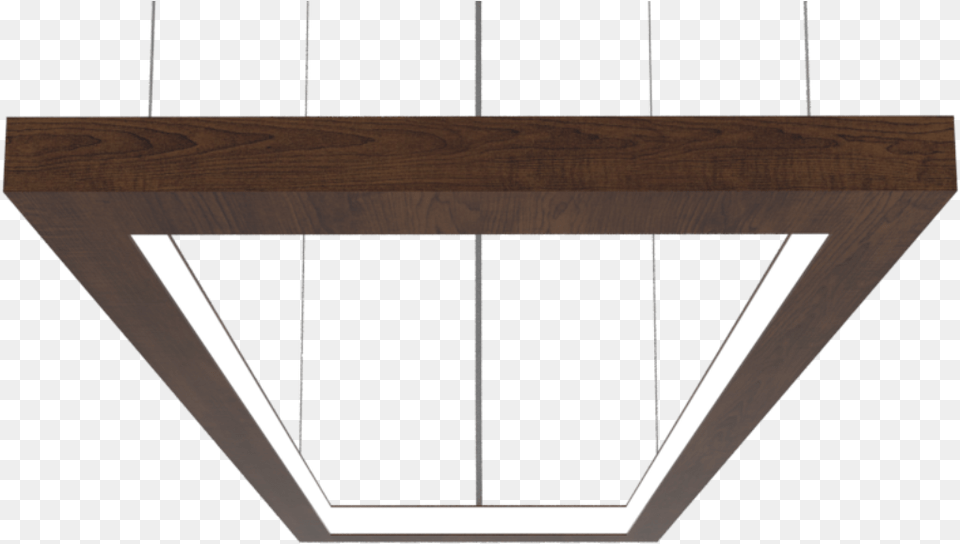 Pendant Lamp Horizontal Retangular Frame Ceiling, Wood Free Png