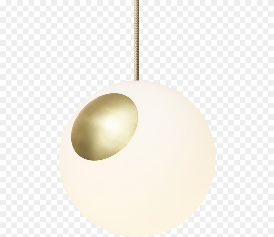 Pendant Light Bright Spot White Gold Crema Cable 20cm H20cm Nordic Tales Circle, Lamp, Light Fixture, Astronomy, Moon Free Png Download