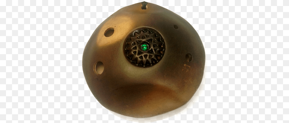 Pendant Ocarina Alto D With Gemstone, Accessories, Sphere, Bronze, Disk Png Image