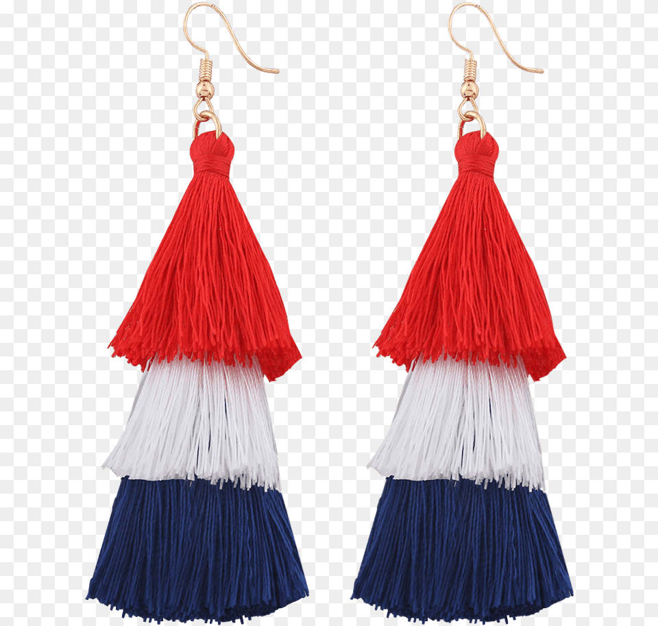 Pendientes De Gota De Borla En Capas Bohemian 3 Layers Tassel Earrings For Women Bijoux, Accessories, Earring, Jewelry, Adult Free Png Download