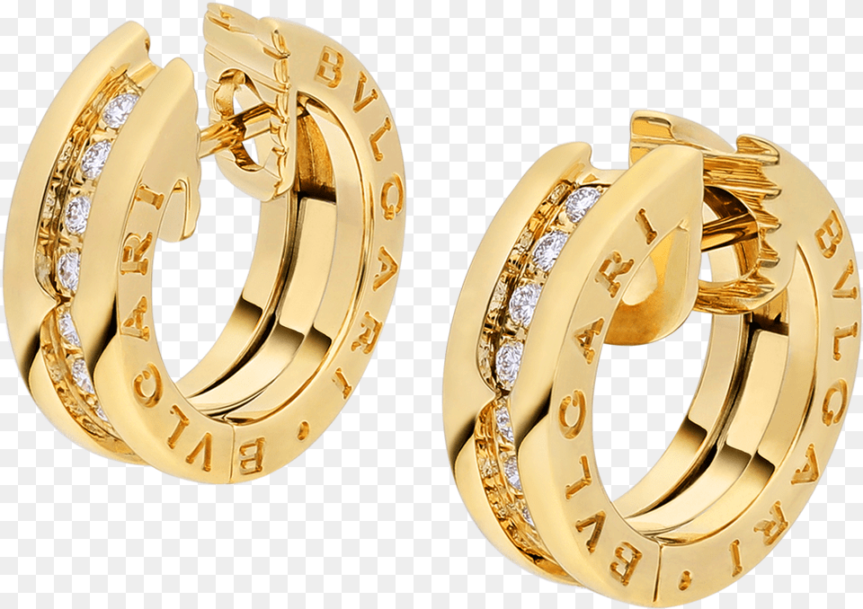 Pendientes Oro Bvlgari B Zero, Accessories, Gold, Jewelry, Gemstone Png