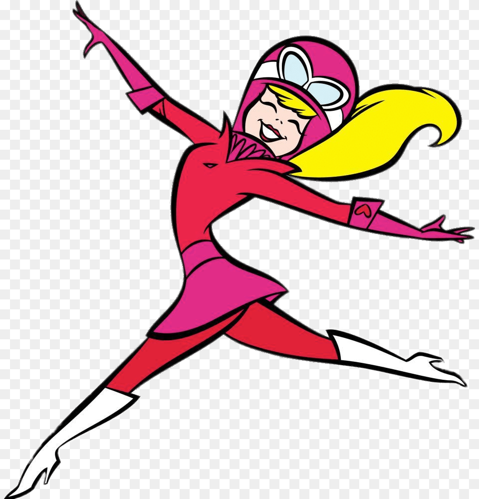 Penelope Pitstop Jumping, Dancing, Leisure Activities, Person, Book Png