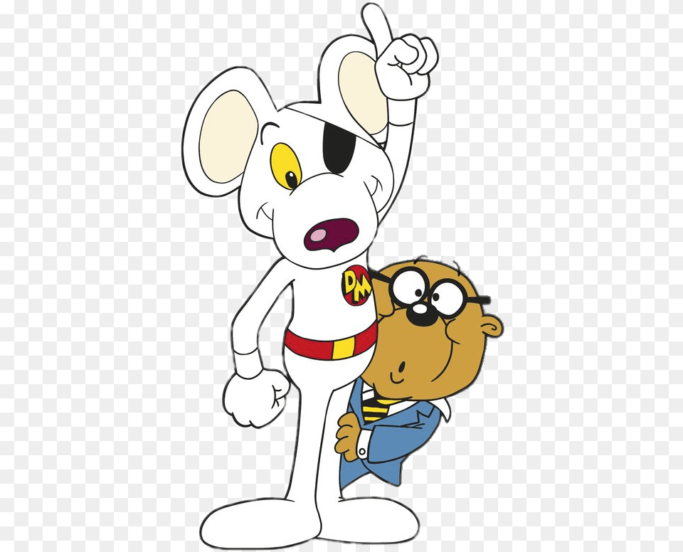 Penfold Hiding Behind Danger Mouse Danger Mouse Amp Penfold, Cartoon, Baby, Person, Face Free Png