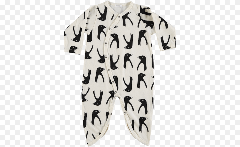 Penguin Baby Romper Romper Suit, Clothing, Shirt, Animal, Bird Free Png Download