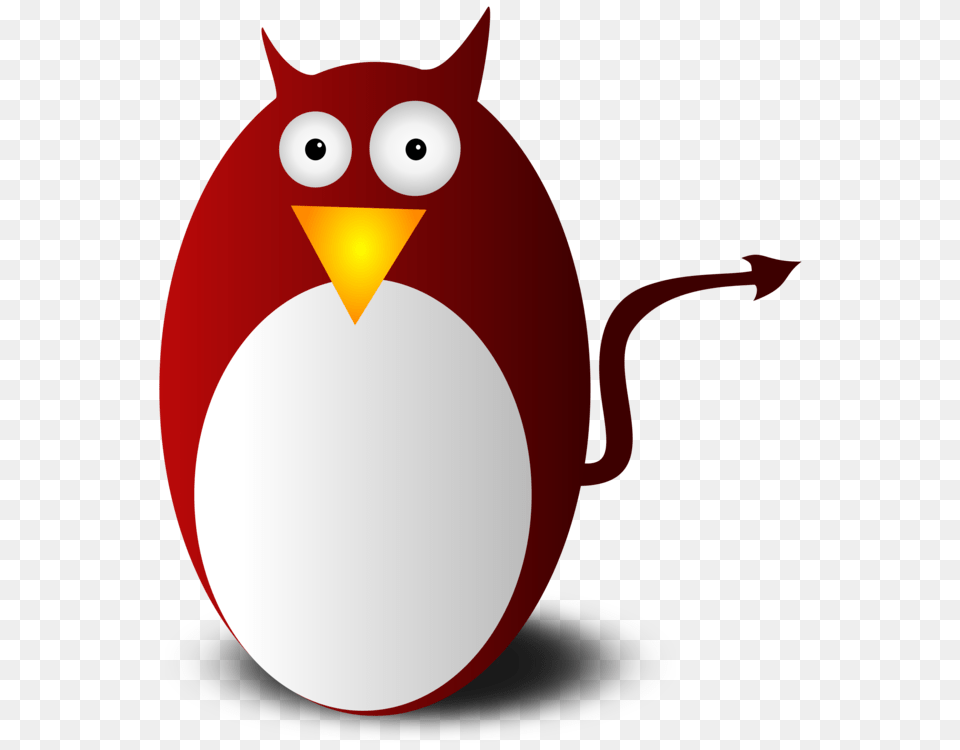 Penguin Bsd Daemon Devil Lucifer Satan, Animal, Beak, Bird, Fish Free Png Download