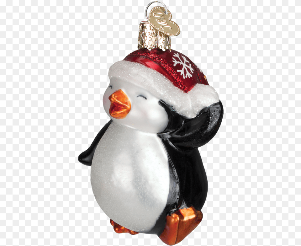 Penguin Christmas Ornament, Figurine, Nature, Outdoors, Snow Png