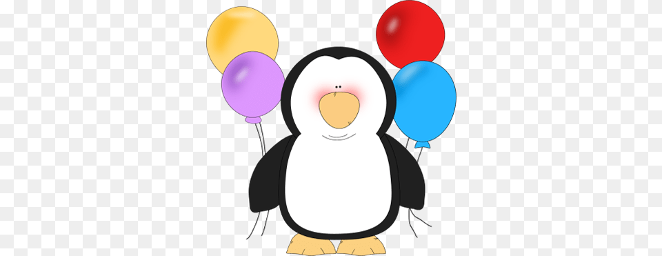 Penguin Clip Art, Balloon, Nature, Outdoors, Snow Free Png Download