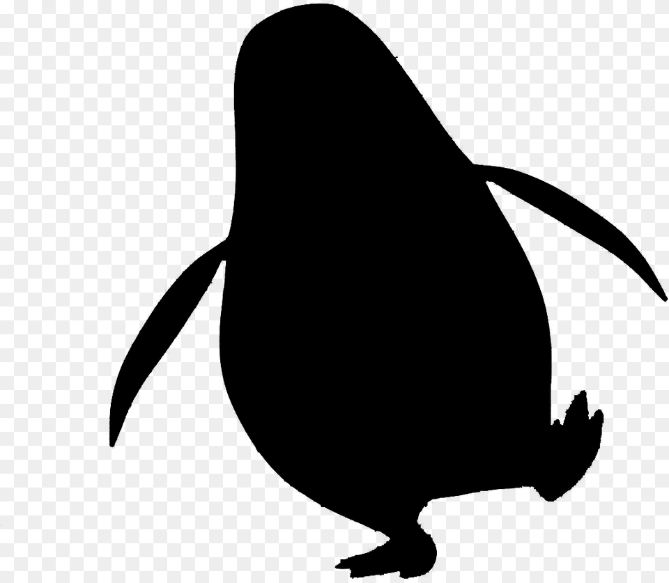 Penguin Clip Art Fauna Beak Silhouette Adlie Penguin, Gray Png Image