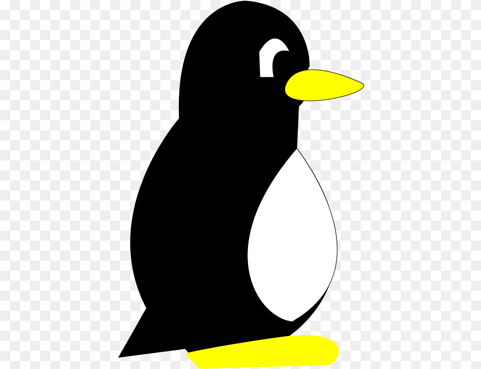 Penguin Clip Art Side View Of A Penguin, Astronomy, Moon, Nature, Night Png