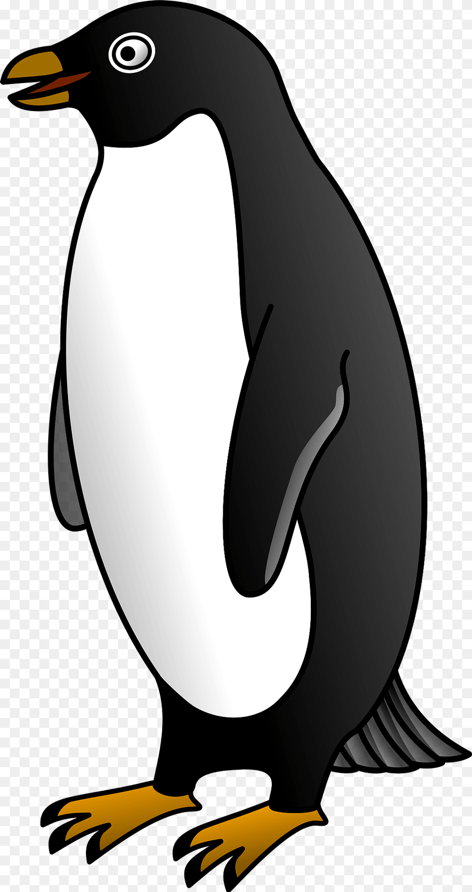 Penguin Clipart, Animal, Bird, King Penguin Png