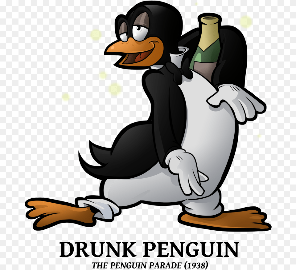 Penguin Clipart Drunk Drunk Penguin Looney Tunes, Animal, Bird, Nature, Outdoors Free Png Download