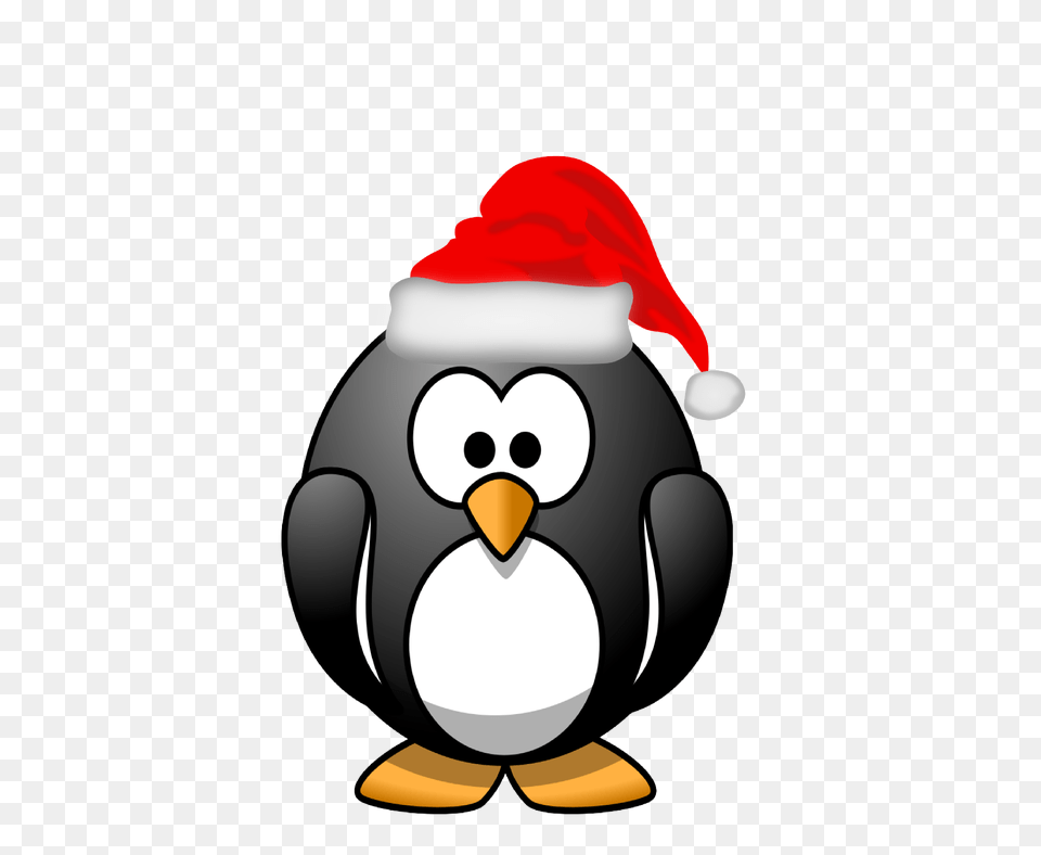 Penguin Clipart Santa, Animal, Beak, Bird, Nature Free Png