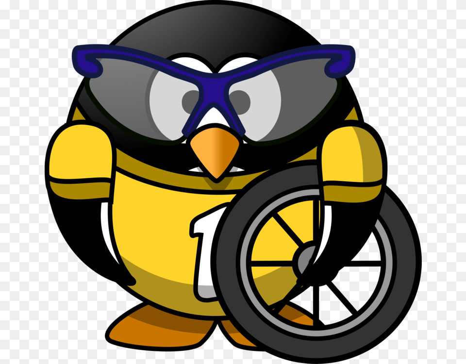 Penguin Cycling Bicycle Wheels Bicycle Racing, Chair, Furniture, Machine, Wheel Png Image