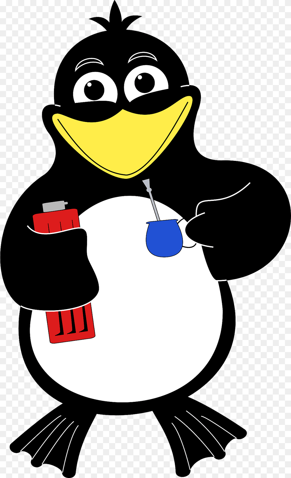 Penguin Drinking Mate Clipart, Person, Face, Head, Animal Png