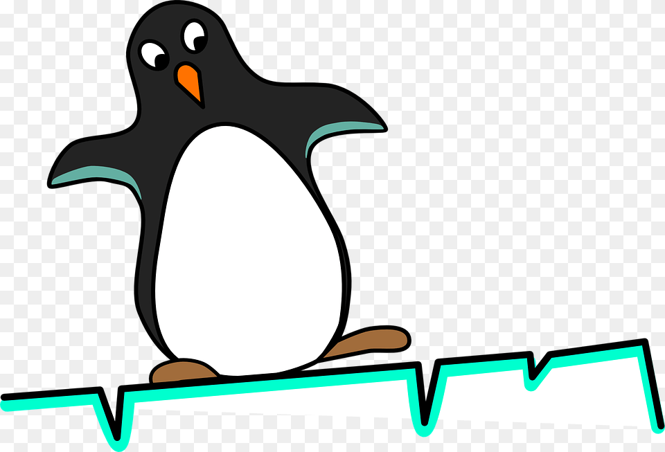 Penguin Equilibrium Fear Ice Iceberg Jump Step Certainty Vs Uncertainty, Animal, Bird, Kangaroo, Mammal Png Image