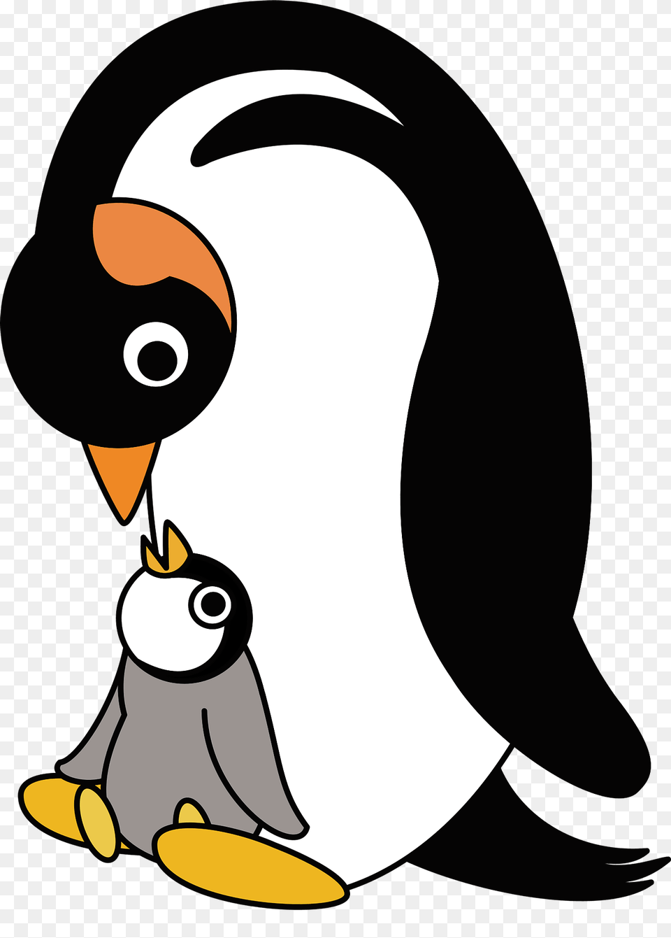Penguin Family Clipart, Animal, Bird, Nature, Outdoors Free Png Download