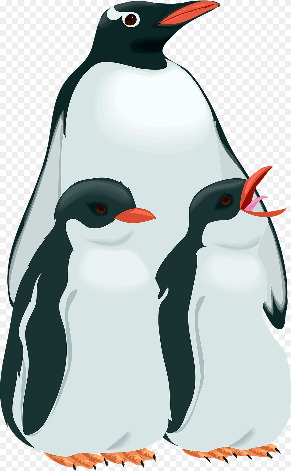 Penguin Family Clipart, Animal, Bird, Fish, Sea Life Free Transparent Png