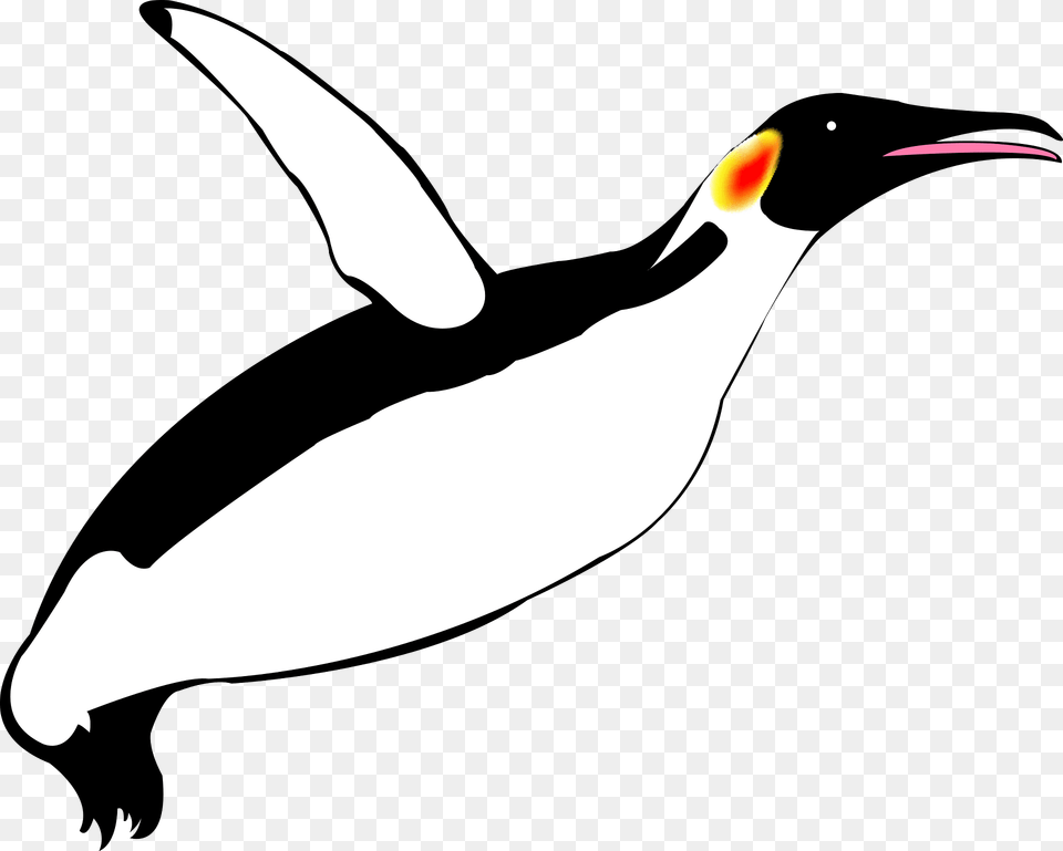 Penguin Flapping Its Wings Clipart, Animal, Bird, Kangaroo, King Penguin Free Transparent Png