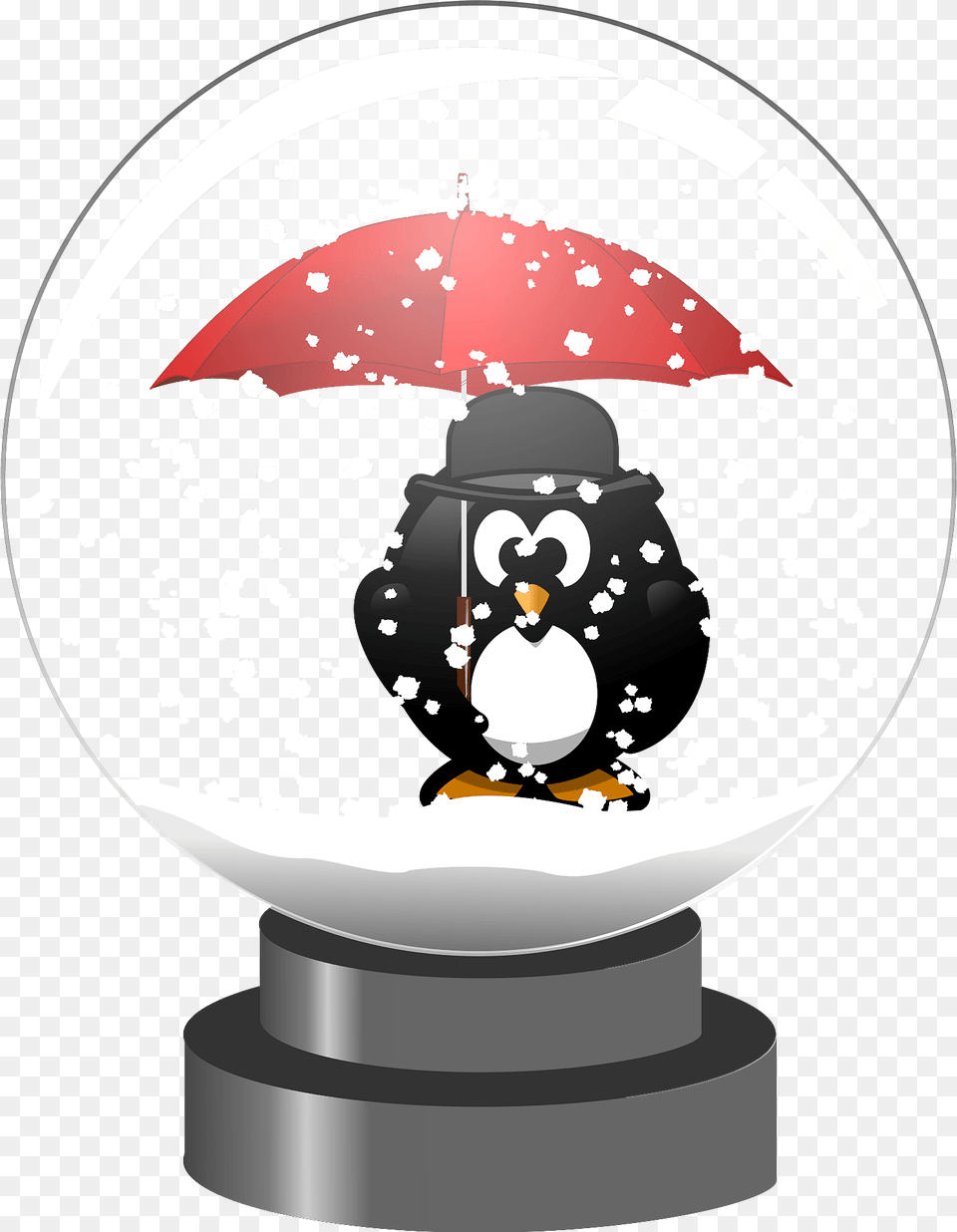 Penguin In A Snow Globe Clipart, Photography, Sphere, Nature, Outdoors Png