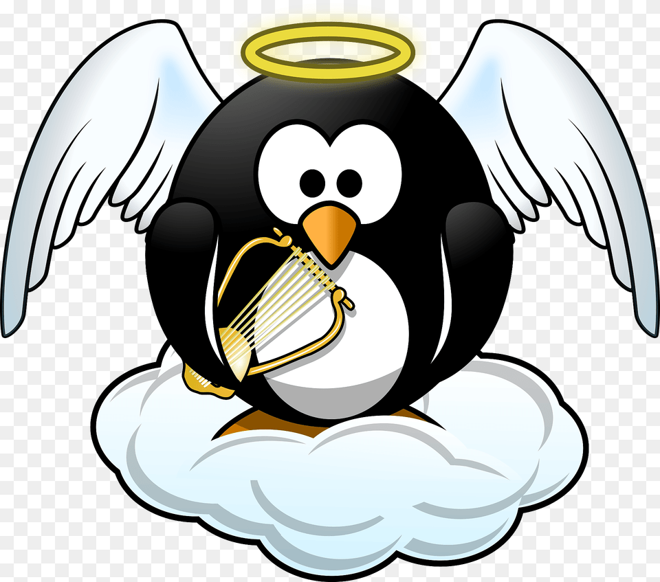 Penguin In Heaven Clipart, Jar, Animal, Beak, Bird Free Png Download