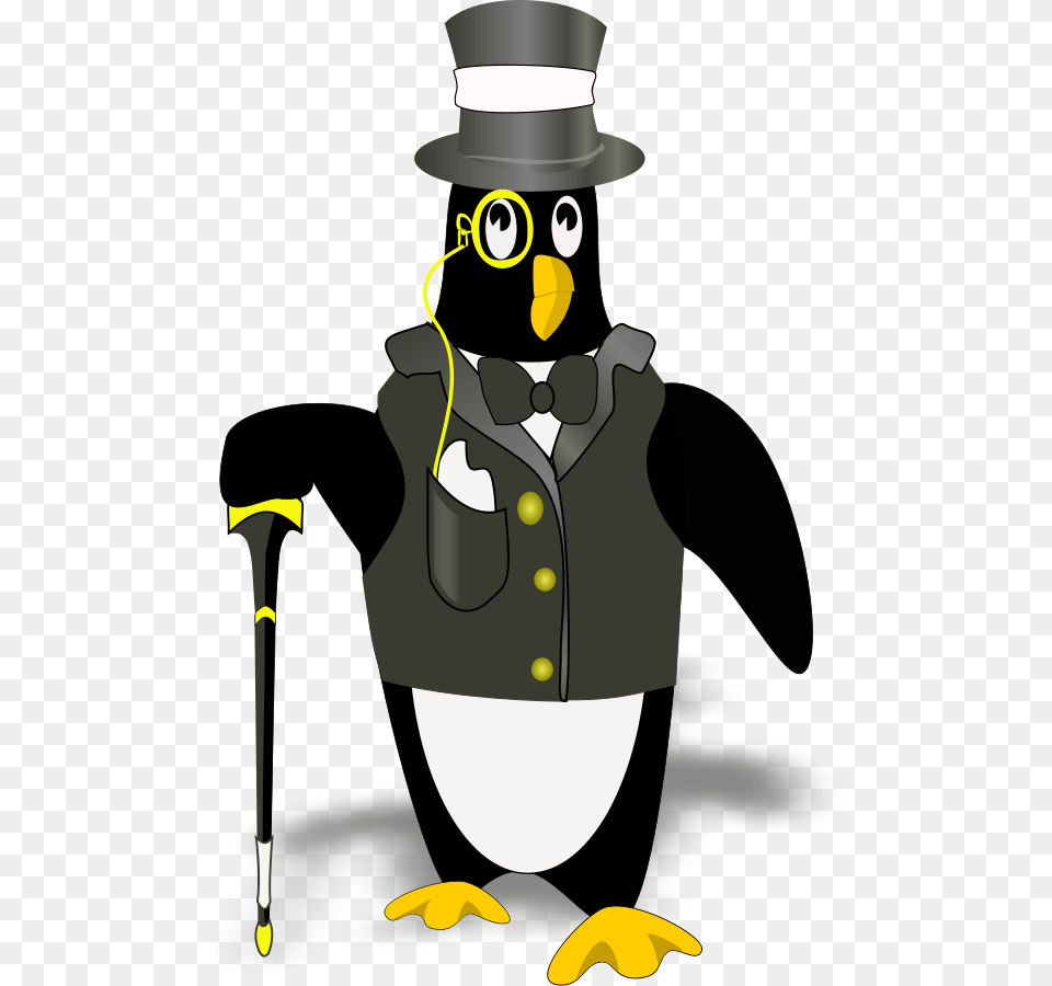 Penguin In Tux, Person Png Image