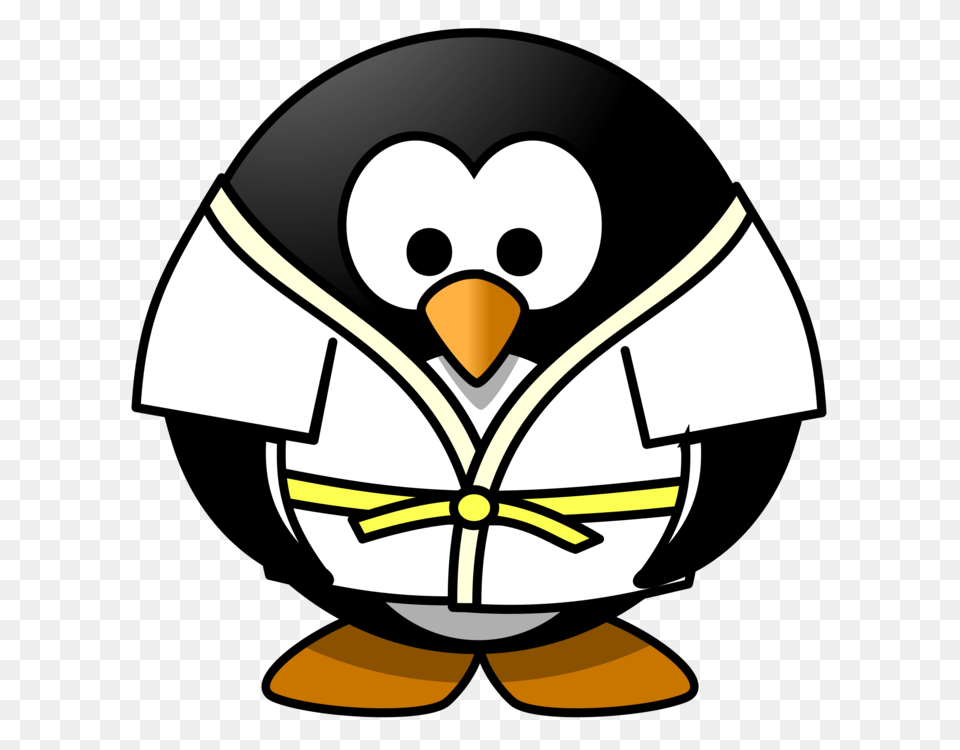 Penguin Judogi Karate Sport, Animal, Fish, Sea Life, Shark Free Png Download