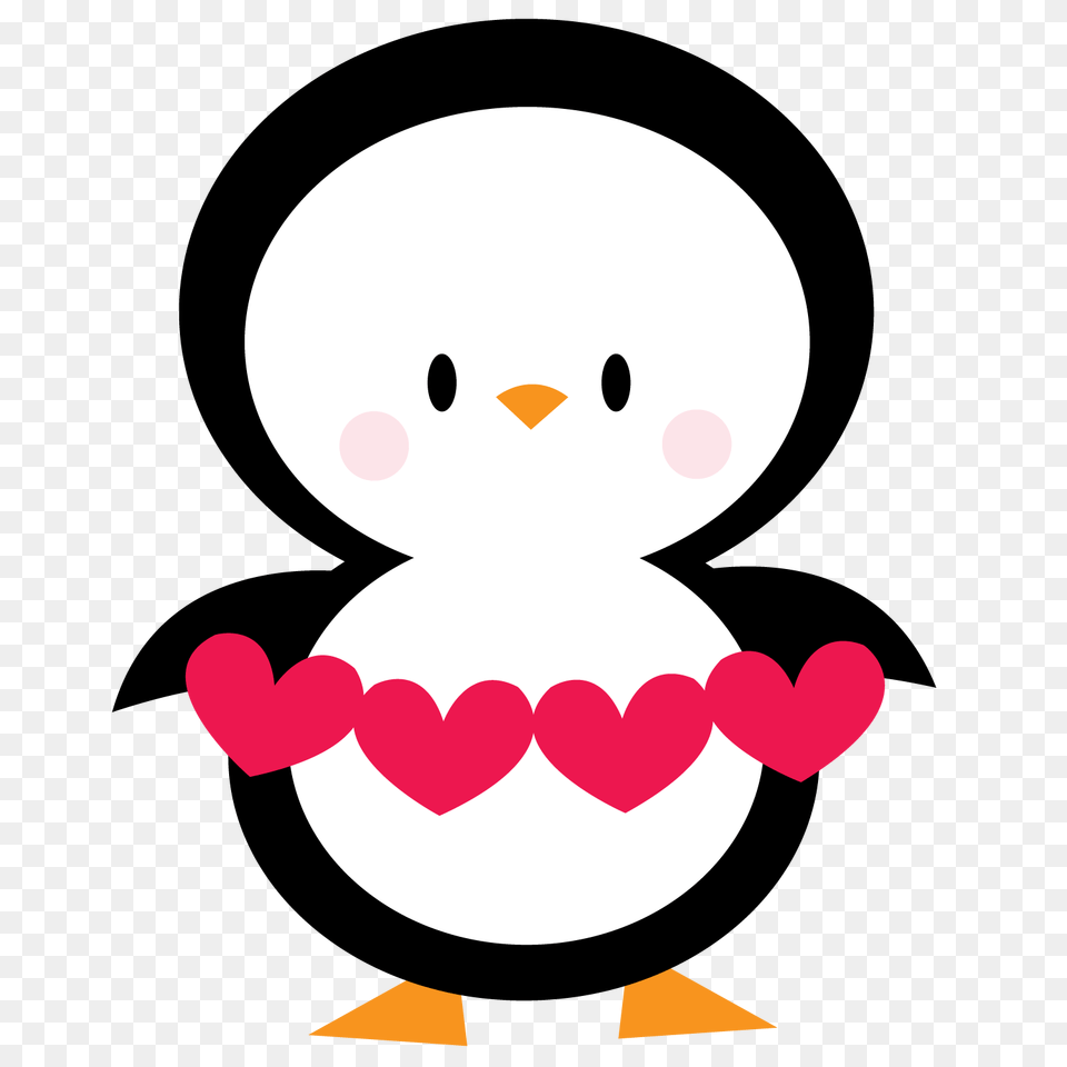 Penguin Love Cliparts, Nature, Outdoors, Winter, Snow Png Image