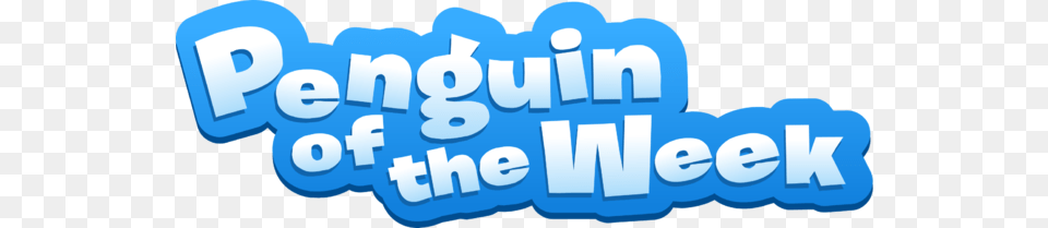 Penguin Of The Week Logo, Text Png