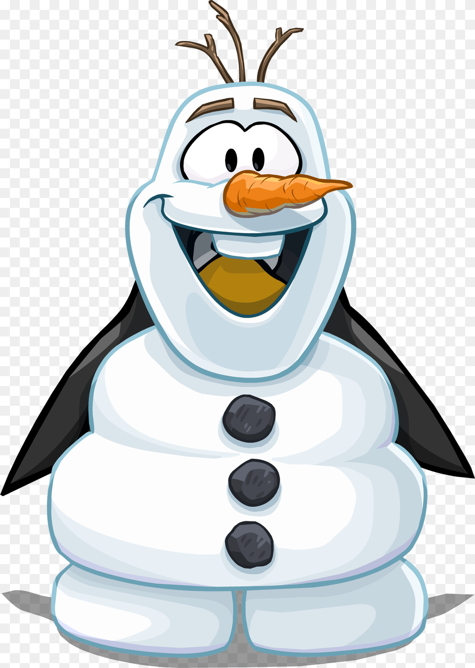 Penguin Olaf, Nature, Outdoors, Winter, Snow Png Image