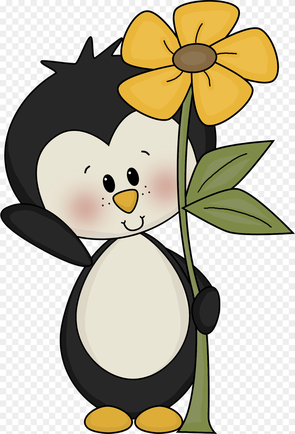 Penguin Penguins Clip Art, Flower, Plant, Daisy, Cartoon Free Png Download