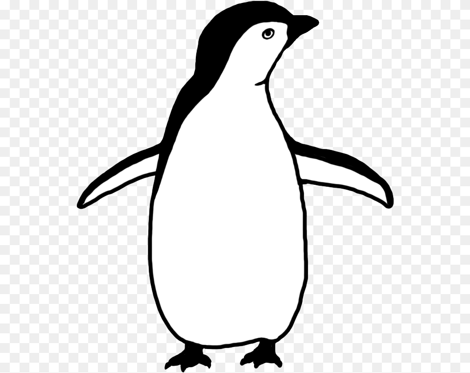 Penguin Silhouette Penguin Clipart Black And White, Animal, Bird Free Png Download