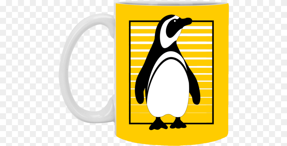 Penguin Stripes White Mugs Clip Art, Animal, Bird Free Png