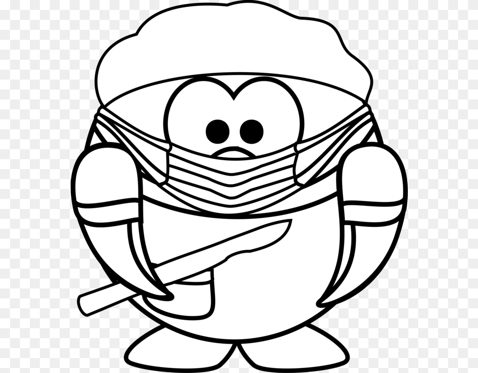Penguin Surgery Surgeon Drawing Coloring Book, Stencil, Baby, Person Free Png