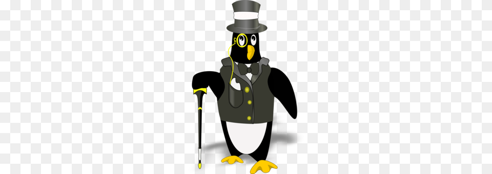 Penguin Tuxedo Drawing Black And White, Person, Nature, Outdoors, Snow Png Image