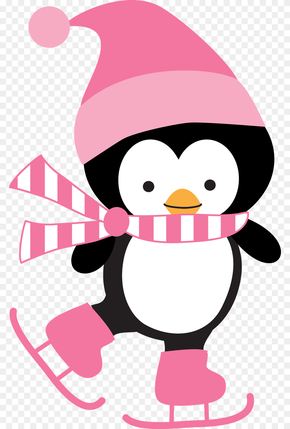Penguin Vector Christmas Penguin Ice Skating Clip Art, People, Person, Outdoors, Nature Free Transparent Png