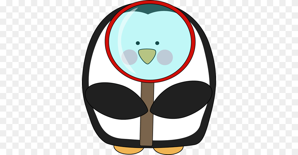 Penguin With A Magnifying Glass Clip Art, Bus Stop, Outdoors, Ammunition, Grenade Png