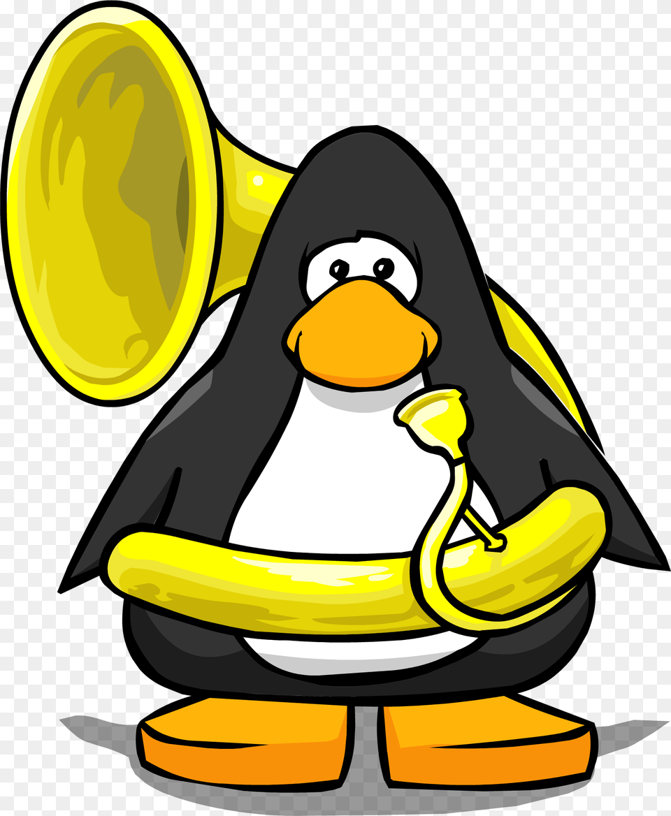 Penguin With Top Hat, Brass Section, Horn, Musical Instrument Free Png
