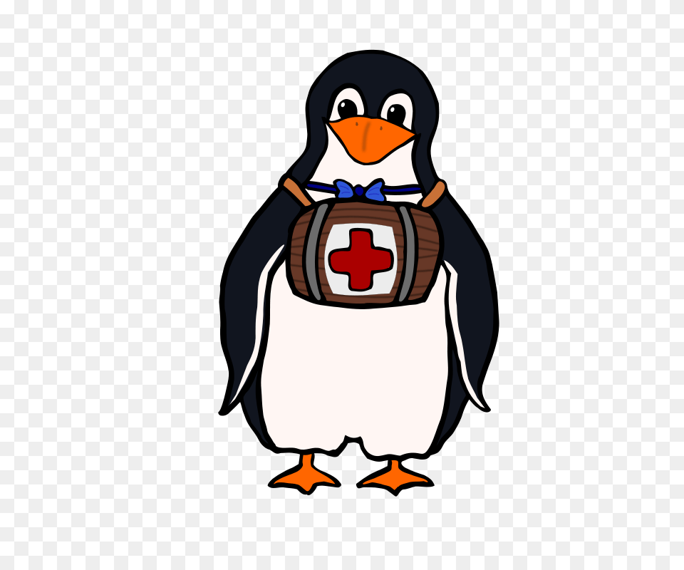 Penguinredcross, Baby, Person, Animal, Bird Free Png Download