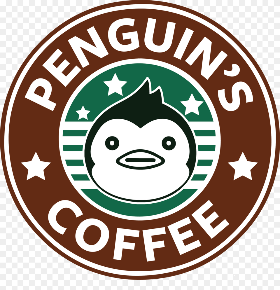 Penguins Coffee Mug Illustration On Behance, Logo, Architecture, Building, Factory Free Transparent Png