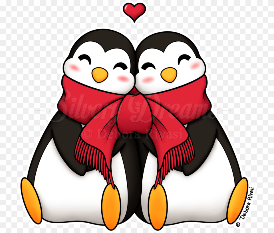 Penguins In Love By Silverylugia D9r3qb5 Inazuma Eleven Jude And Caleb, Winter, Outdoors, Nature, Person Free Transparent Png