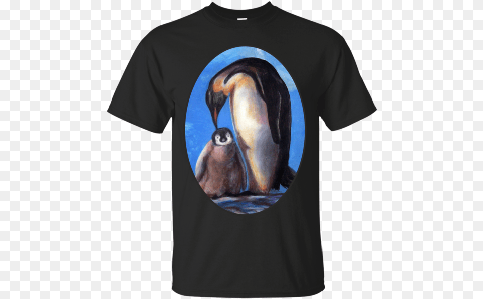 Penguins Mother And Baby Penguin T Shirt Amp Hoodie Color Guard T Shirts, Clothing, T-shirt, Animal, Bird Png