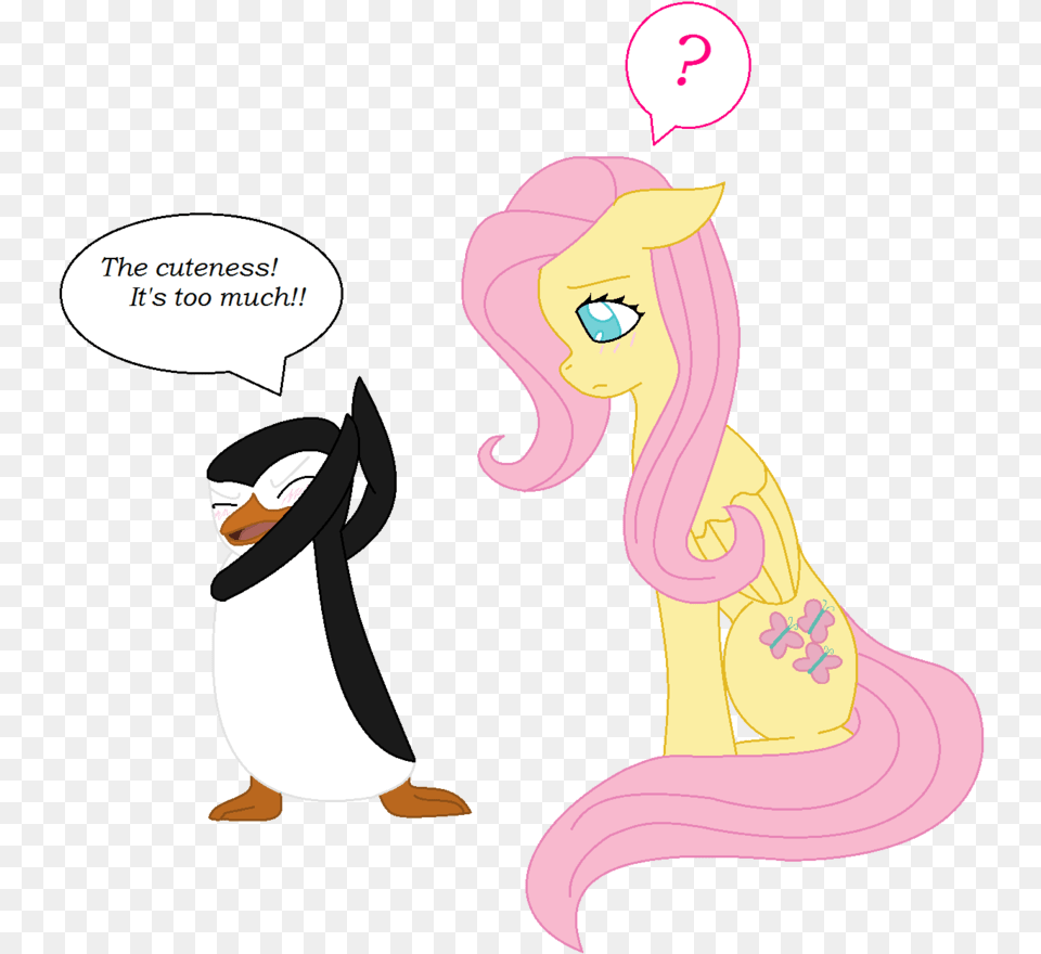 Penguins Of Madagascar Clipart Madagascar Name Fluttershy Is So Cute, Book, Publication, Comics, Adult Png Image