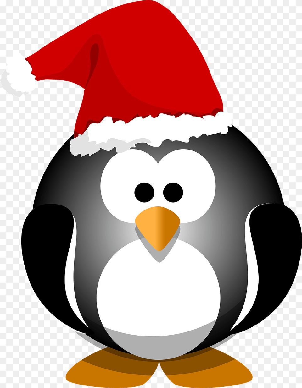Penguins With Santa Hats, Animal, Bird, Penguin, Nature Free Png Download