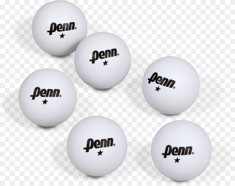 Penn 40mm 1 Star White Table Tennis Balls Penn Ping Pong Balls, Ball, Golf, Golf Ball, Sport Png