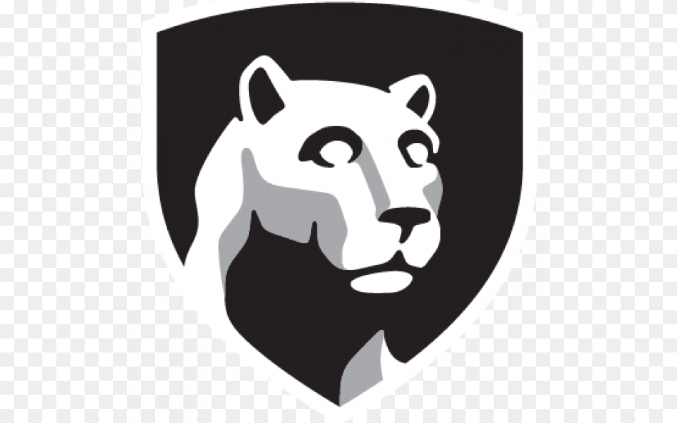 Penn State Nittany Lion Logo, Stencil, Animal, Bear, Mammal Png Image