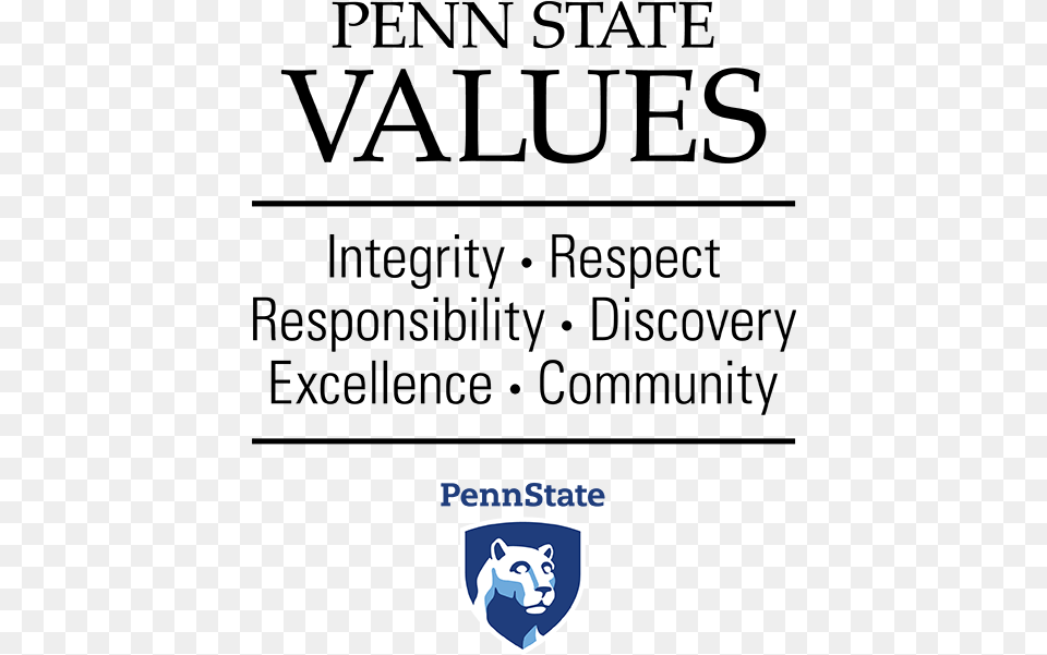 Penn State Values Image Pennsylvania State University, Logo Free Transparent Png