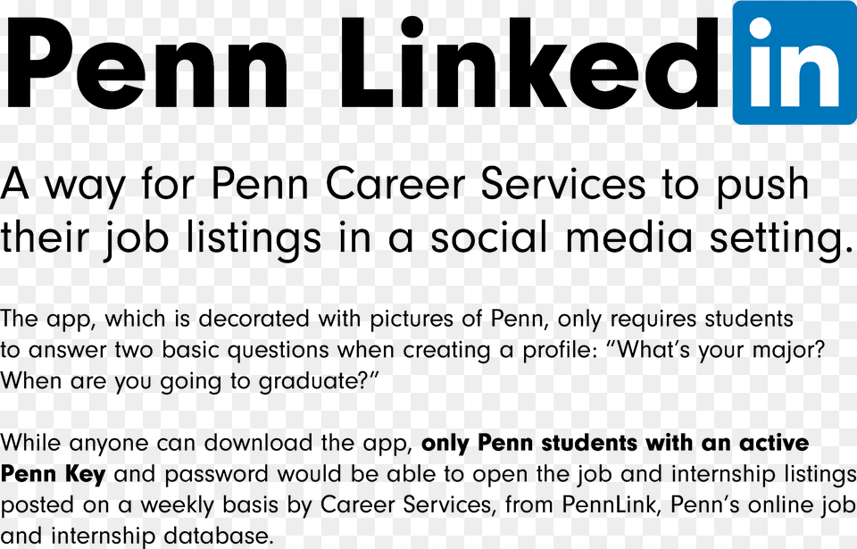 Penn Students Now Have Their Own Customized Linkedin Follow Us On Linkedin, Text Free Png