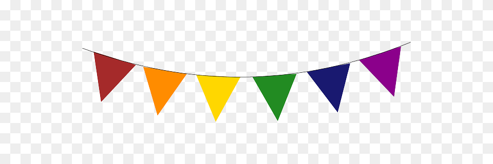 Pennant Banner Cliparts, Text, Triangle Free Png Download